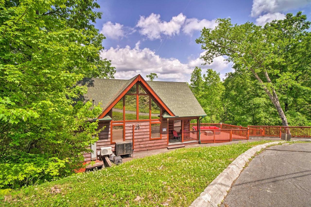 סביירוויל Pigeon Forge Cabin Sauna, Saltwater Pool And Views! מראה חיצוני תמונה