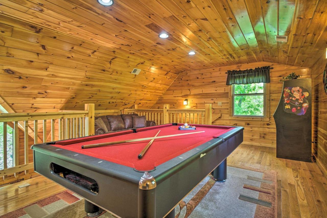 סביירוויל Pigeon Forge Cabin Sauna, Saltwater Pool And Views! מראה חיצוני תמונה