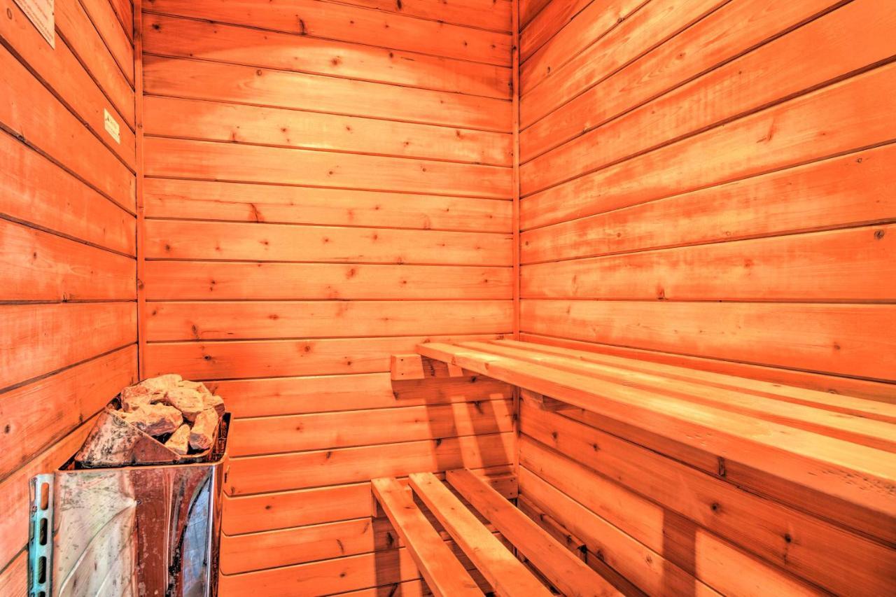 סביירוויל Pigeon Forge Cabin Sauna, Saltwater Pool And Views! מראה חיצוני תמונה